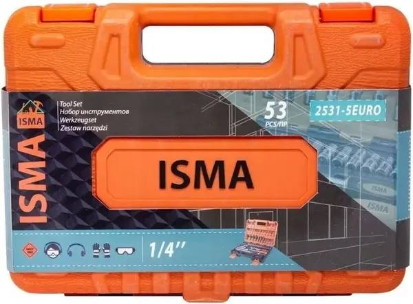 Изображение товара Универсальный набор инструментов ISMA 2531-5 Euro (51108)