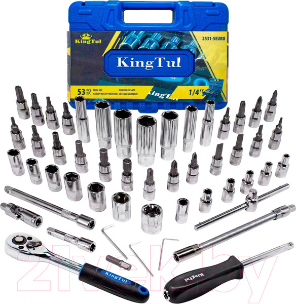 Изображение товара Универсальный набор инструментов KingTul KT-2531-5EURO(51110)