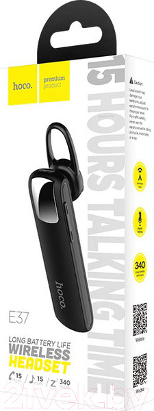 Изображение товара Односторонняя гарнитура Hoco E37 (черный)