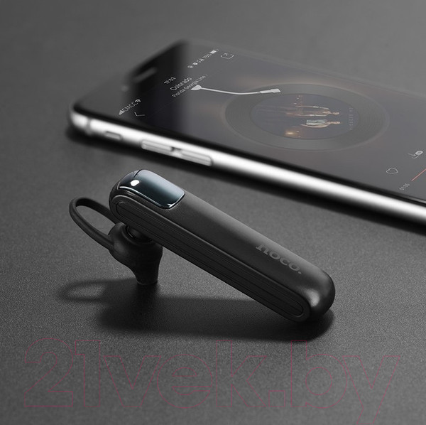 Изображение товара Односторонняя гарнитура Hoco E37 (черный)