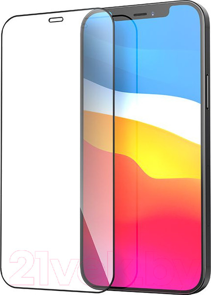 Изображение товара Защитное стекло для телефона Hoco A12 3D для iPhone 12 Mini (черный)