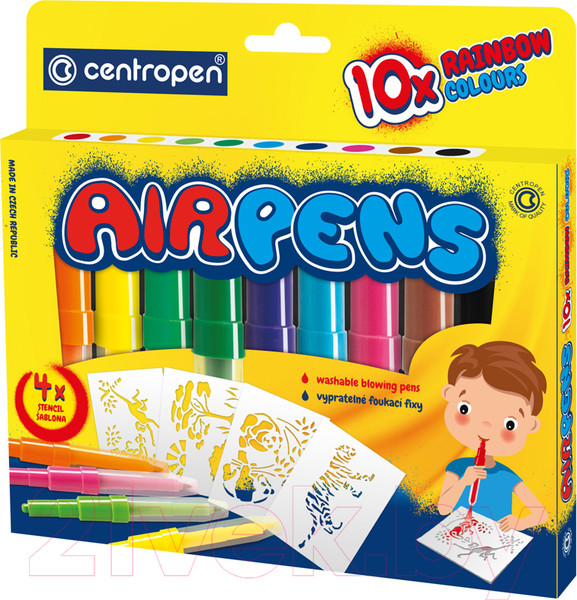 Изображение товара Фломастеры Centropen AirPens Rainbow / 6 1500 1006