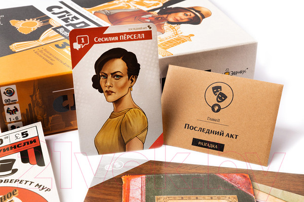 Изображение товара Настольная игра Эврикус Следствие. Ведет Клэр Харпер / PG-17332