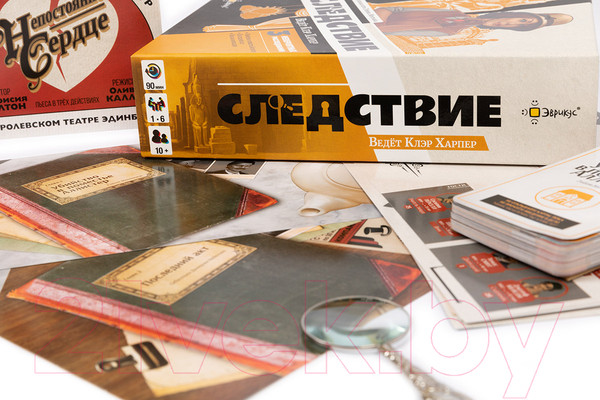 Изображение товара Настольная игра Эврикус Следствие. Ведет Клэр Харпер / PG-17332