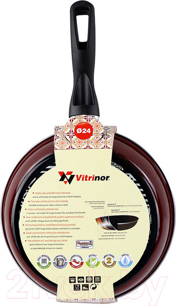 Изображение товара Сковорода Vitrinor Authentique Burgundy 24