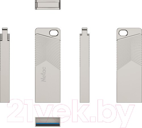Изображение товара USB flash накопитель Netac UM1 USB3.2 Highspeed Flash Drive 64GB (NT03UM1N-064G-32PN)
