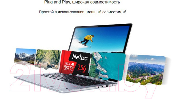 Изображение товара Карта памяти Netac MicroSDXC P500 Extreme Pro 512GB (NT02P500PRO-512G-S)