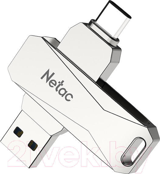 Изображение товара USB flash накопитель Netac U782C Dual Flash Drive USB3.0 +Type-C 128GB(NT03U782C-128G-30PN)