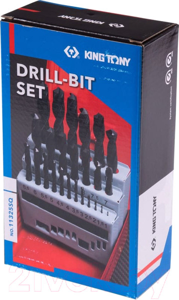 Изображение товара Набор сверл King TONY 11325SQ