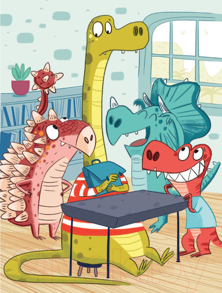 Изображение товара Книга АСТ Школа динозавров. Большая книга историй (Жемм П.)