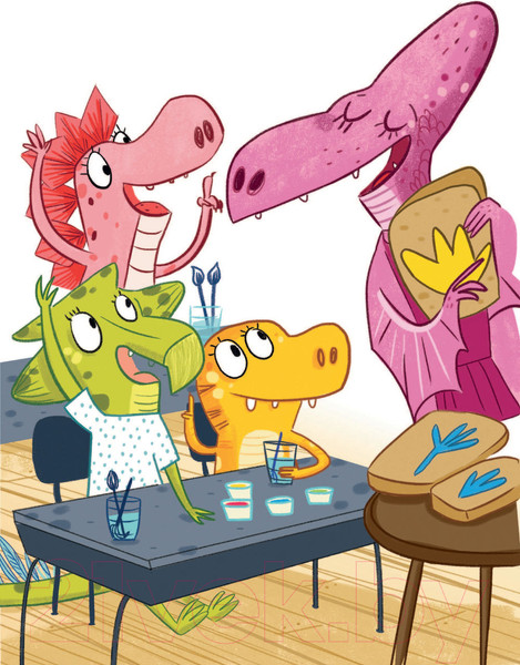 Изображение товара Книга АСТ Школа динозавров. Большая книга историй (Жемм П.)