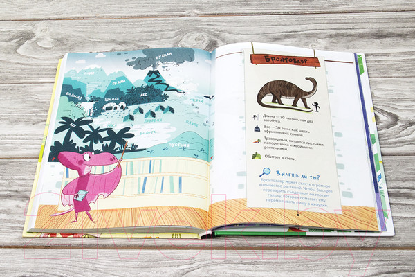 Изображение товара Книга АСТ Школа динозавров. Большая книга историй (Жемм П.)