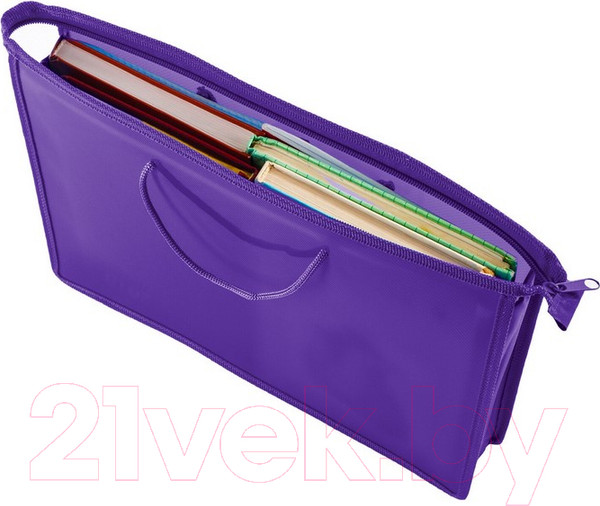 Изображение товара Папка-портфель Пифагор 228237 (фиолетовый)