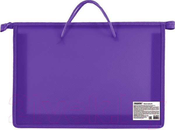 Изображение товара Папка-портфель Пифагор 228237 (фиолетовый)
