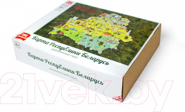 Изображение товара Пазл Грай Карта Республики Беларусь / ПЗ-13