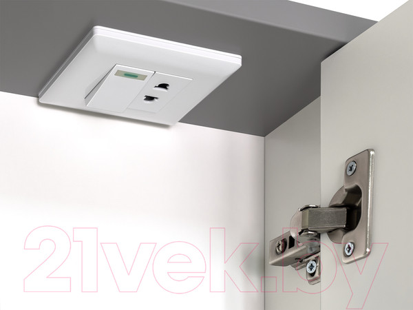 Изображение товара Шкаф с зеркалом для ванной Brevita Balaton 90 / BAL-04090-01-01П