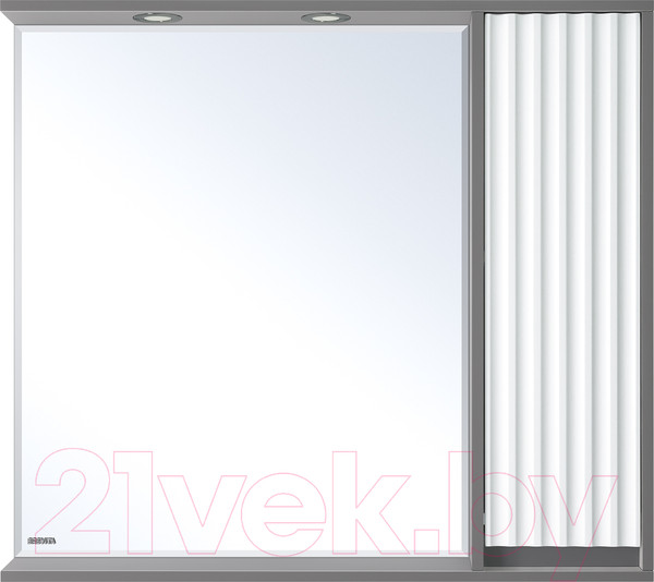 Изображение товара Шкаф с зеркалом для ванной Brevita Balaton 90 / BAL-04090-01-01П