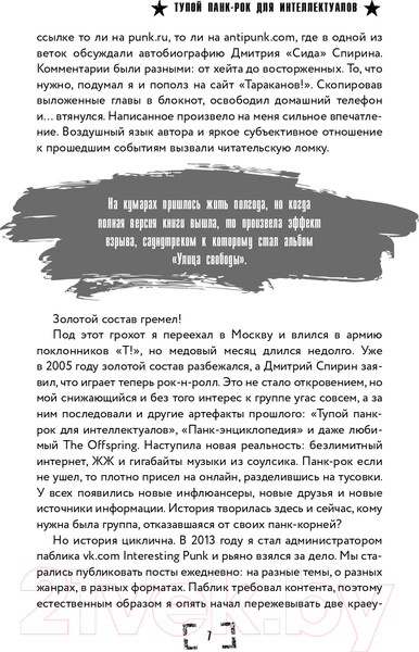 Изображение товара Книга Эксмо Тупой панк-рок для интеллектуалов (Спирин Д.)