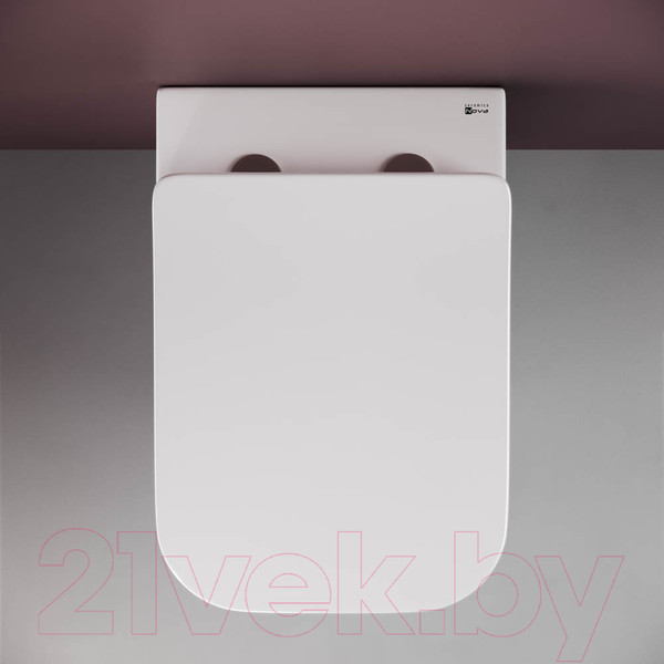 Изображение товара Унитаз подвесной Ceramica Nova Rimless CN3007 (с крепежом и сиденьем)