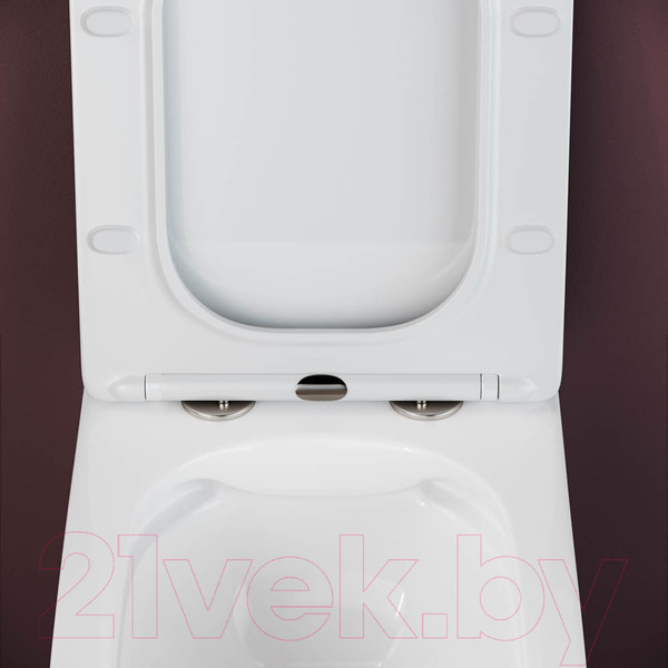 Изображение товара Унитаз подвесной Ceramica Nova Rimless CN3007 (с крепежом и сиденьем)