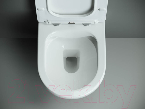 Изображение товара Унитаз подвесной Ceramica Nova Rimless CN1905 (с крепежом и сиденьем)