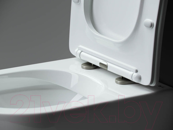 Изображение товара Унитаз подвесной Ceramica Nova Rimless CN4002 (с крепежом и сиденьем)