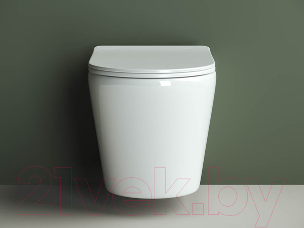 Изображение товара Унитаз подвесной Ceramica Nova Rimless CN1804 (с крепежом и сиденьем)