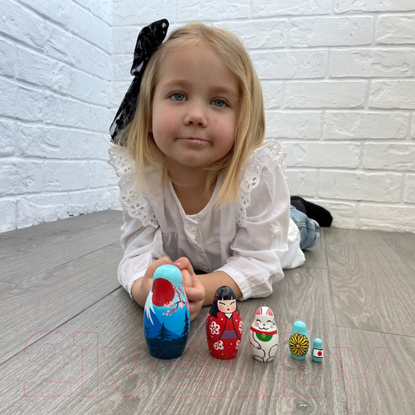 Изображение товара Матрешка сувенирная Брестская Фабрика Сувениров В японском стиле 5304