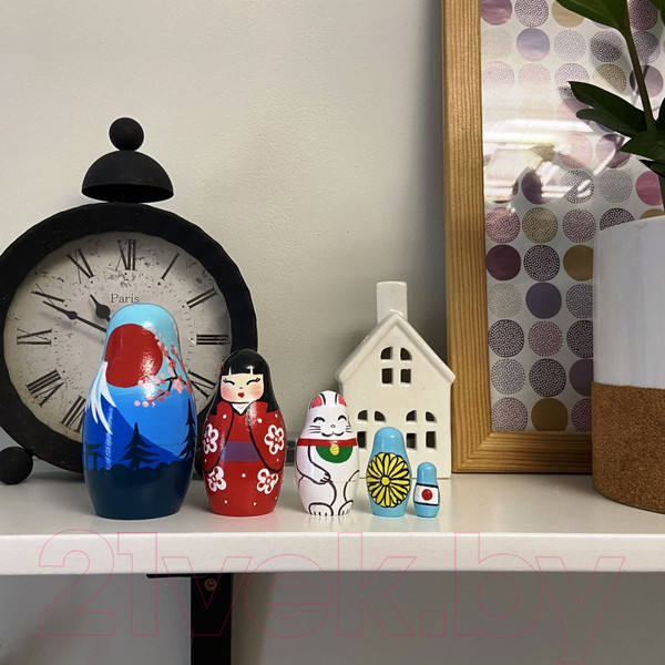 Изображение товара Матрешка сувенирная Брестская Фабрика Сувениров В японском стиле 5304