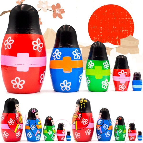 Изображение товара Матрешка сувенирная Брестская Фабрика Сувениров Япония 5305