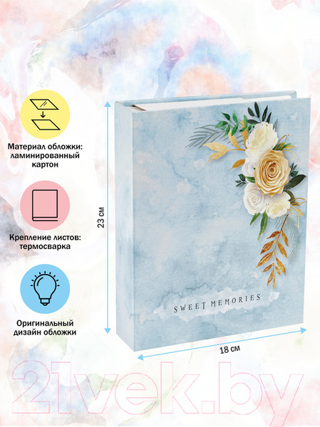 Изображение товара Фотоальбом ArtSpace White Rose / PA_22308