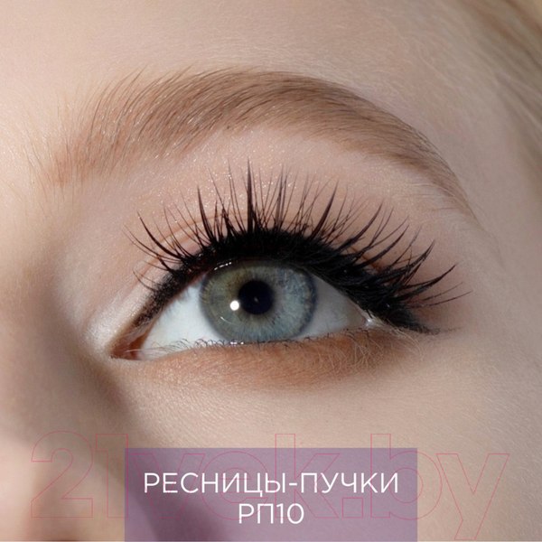 Изображение товара Накладные ресницы пучковые Manly PRO Шелк 10, 12мм / РП10