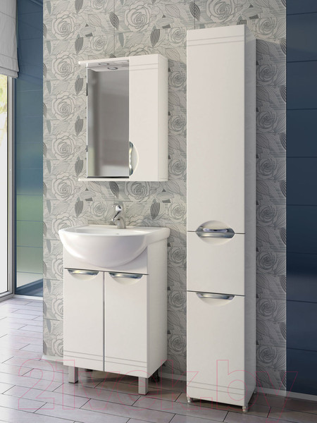 Изображение товара Шкаф с зеркалом для ванной Vigo Callao 600 (правый)