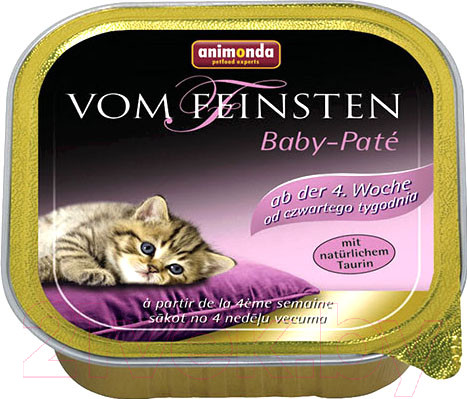Изображение товара Влажный корм для кошек Animonda Vom Feinsten Baby (100г)