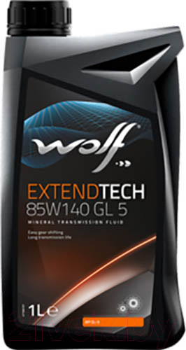Изображение товара Трансмиссионное масло WOLF ExtendTech 85W140 GL 5 / 2309/1 (1л)