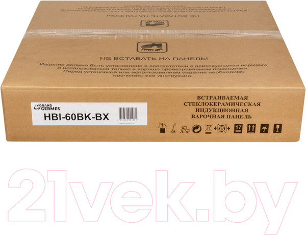 Изображение товара Индукционная варочная панель Grand & Germes HBI-60BK-BX