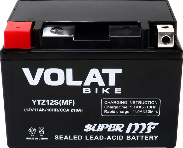 Изображение товара Мотоаккумулятор VOLAT YTZ12S MF (11 А/ч)