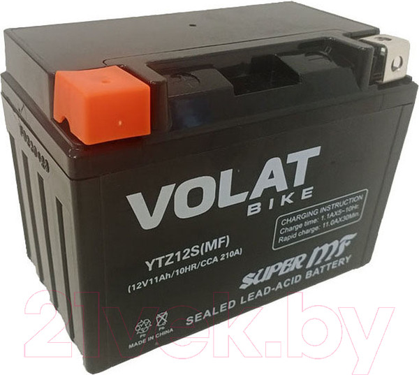 Изображение товара Мотоаккумулятор VOLAT YTZ12S MF (11 А/ч)