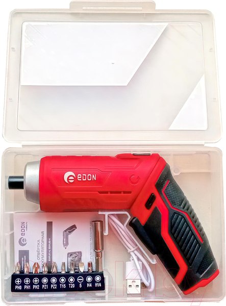 Изображение товара Электроотвертка Edon EDPL01-4 (1002010514)