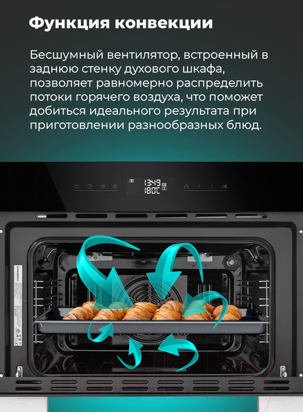Изображение товара Электрический духовой шкаф Maunfeld AMCO458GB