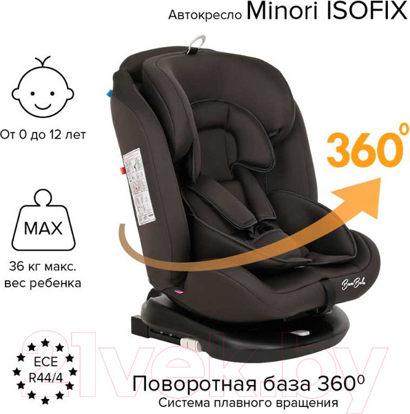Изображение товара Автокресло Bambola Minori Isofix / KRES3558 (темно-серый)
