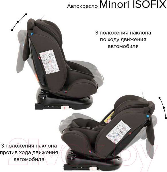 Изображение товара Автокресло Bambola Minori Isofix / KRES3558 (темно-серый)