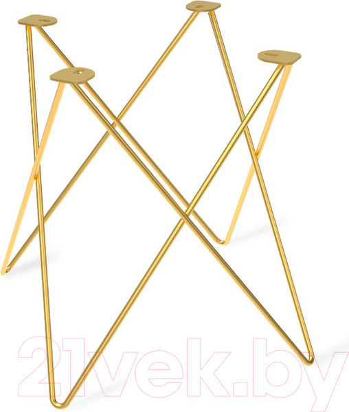 Изображение товара Журнальный столик Sheffilton SHT-TU37/ТТ20 70 ЛДСП (золото/бетон чикаго темно-серый)