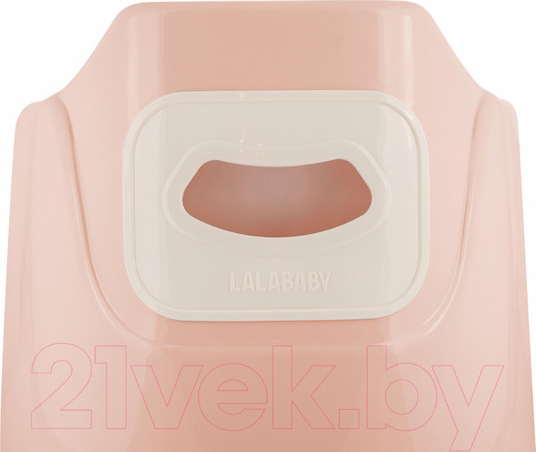 Изображение товара Детский горшок Lalababy Protect Me с крышкой (розовый пастельный)