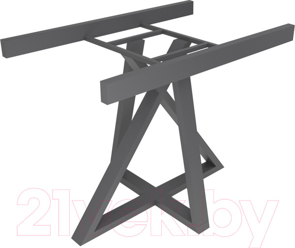 Изображение товара Подстолье Дабер Тип 4 / П4.3р (металл серый графит)