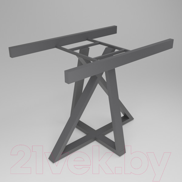 Изображение товара Подстолье Дабер Тип 4 / П4.3р (металл серый графит)