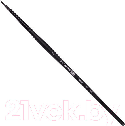 Изображение товара Кисть для рисования Brauberg Classic Белка 3 / 200909 (круглая, короткая ручка)
