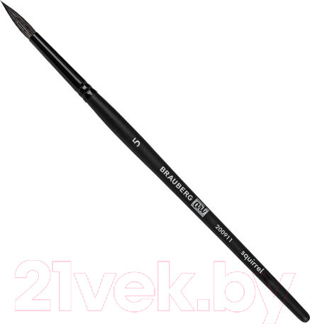 Изображение товара Кисть для рисования Brauberg Art Classic Белка 5 / 200911 (круглая, короткая ручка)