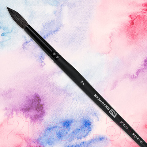 Изображение товара Кисть для рисования Brauberg Art Classic Белка 7 / 200913 (круглая, короткая ручка)