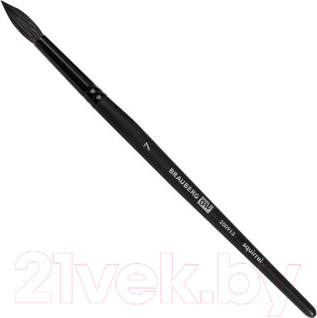 Изображение товара Кисть для рисования Brauberg Art Classic Белка 7 / 200913 (круглая, короткая ручка)